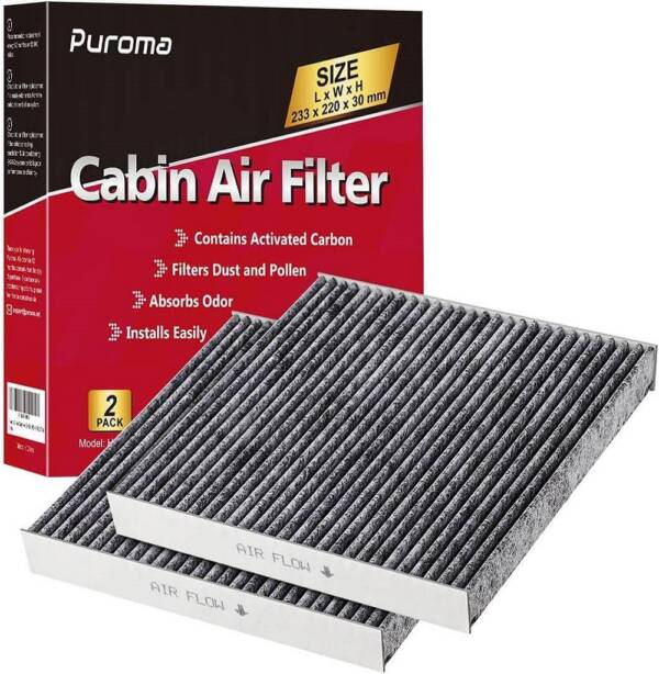 Puroma Cabin Air Filter with Activated Carbon
